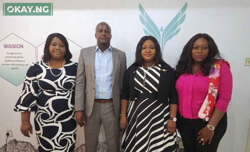 L-R: Chioma Nwachukwu, Chief Financial Officer, Eventful; Fisayo Beecroft, Managing Director, Eventful; Omolola Owo, Head of Events, Eventful and Tosin Adefeko, Managing Director, AT3 Resources at the press conference to announce Eventful's 20th anniversary at in Ilupeju, Lagos, on Wednesday 26, 2022.