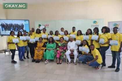 22 empowered entrepreneurs pose with Seplat Energy and Conversation for Change teams at the 2022 Youth Entrepreneurship Programme held in Abuja.