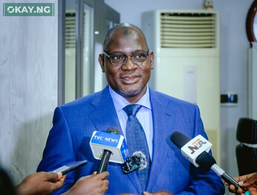 Mr. Muhammad Nami, Executive Chairman, Federal Inland Revenue Service (FIRS) addressing members of the press at the FIRS HQ, Abuja. January 23, 2023