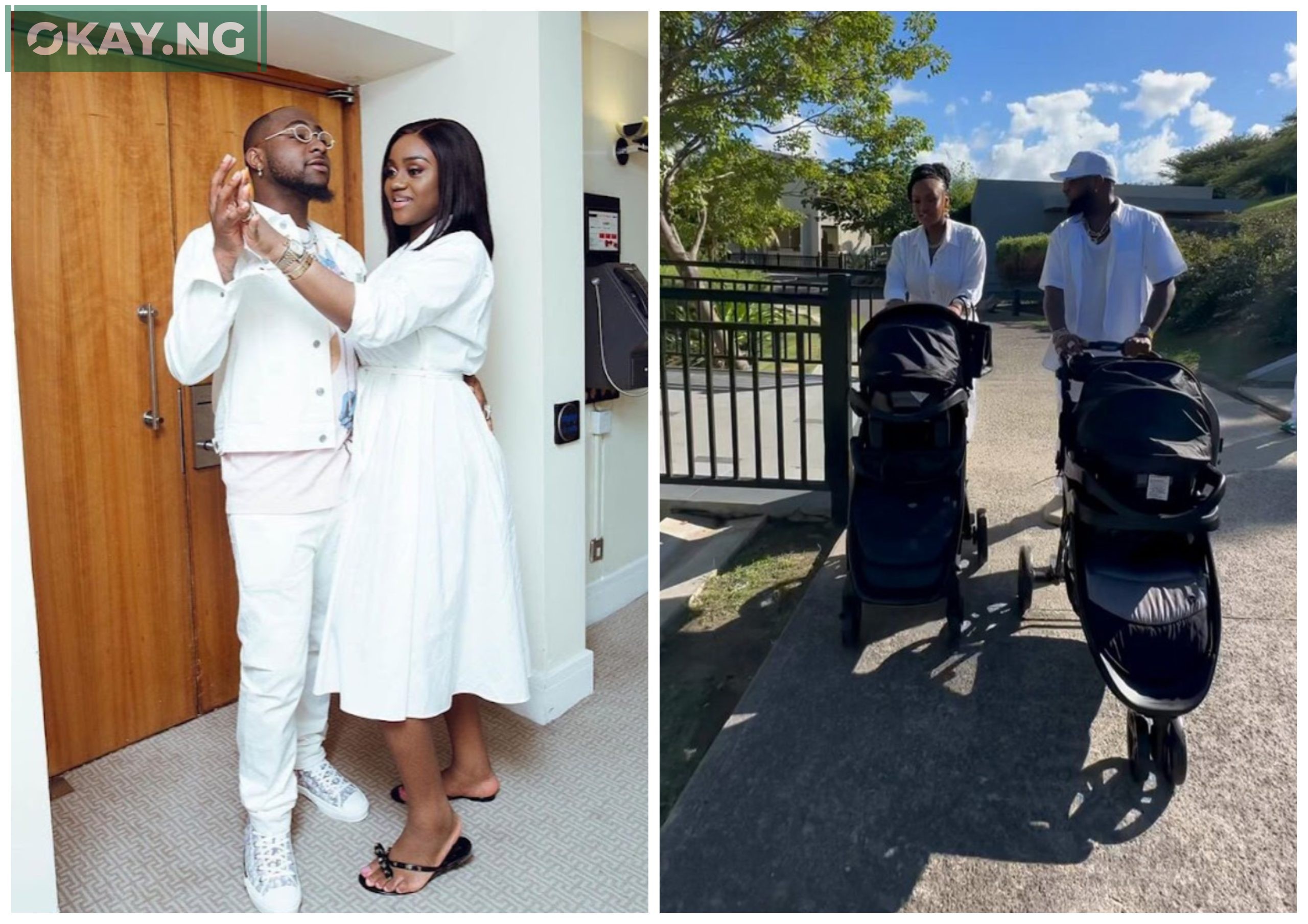VIDEO: Davido Enjoys Quality Family Time with Chioma and Twins • Okay.ng