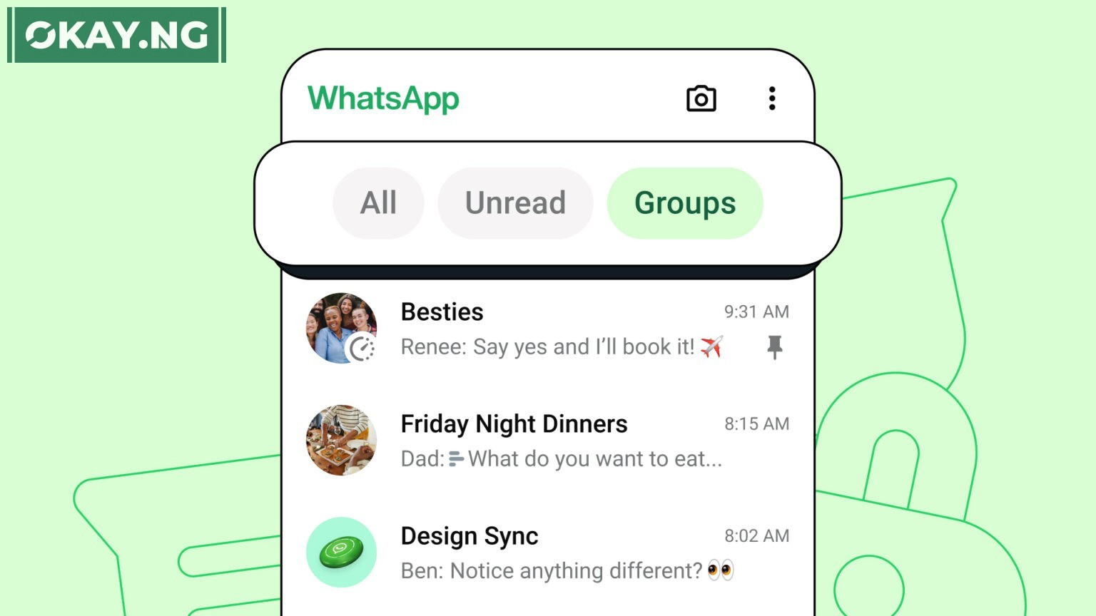 WhatsApp Chat Filters
